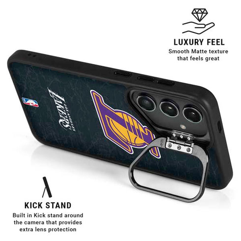 NBA Los Angeles Lakers Secondary Logo Galaxy S25 Ultra Kickstand Case